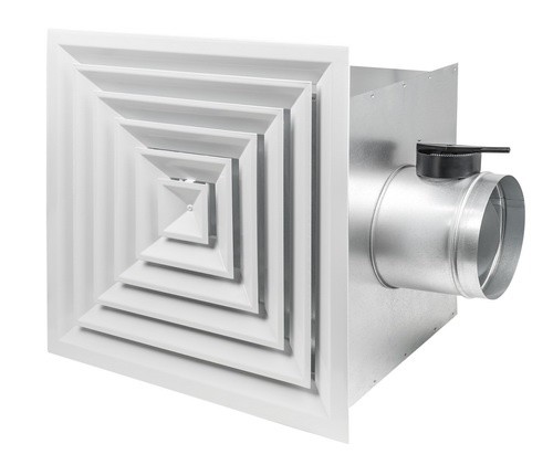 ОДО «ВАРИЖ»: решетка потолочная РС5/4-1 стальная четырехстороннего воздухораспределения